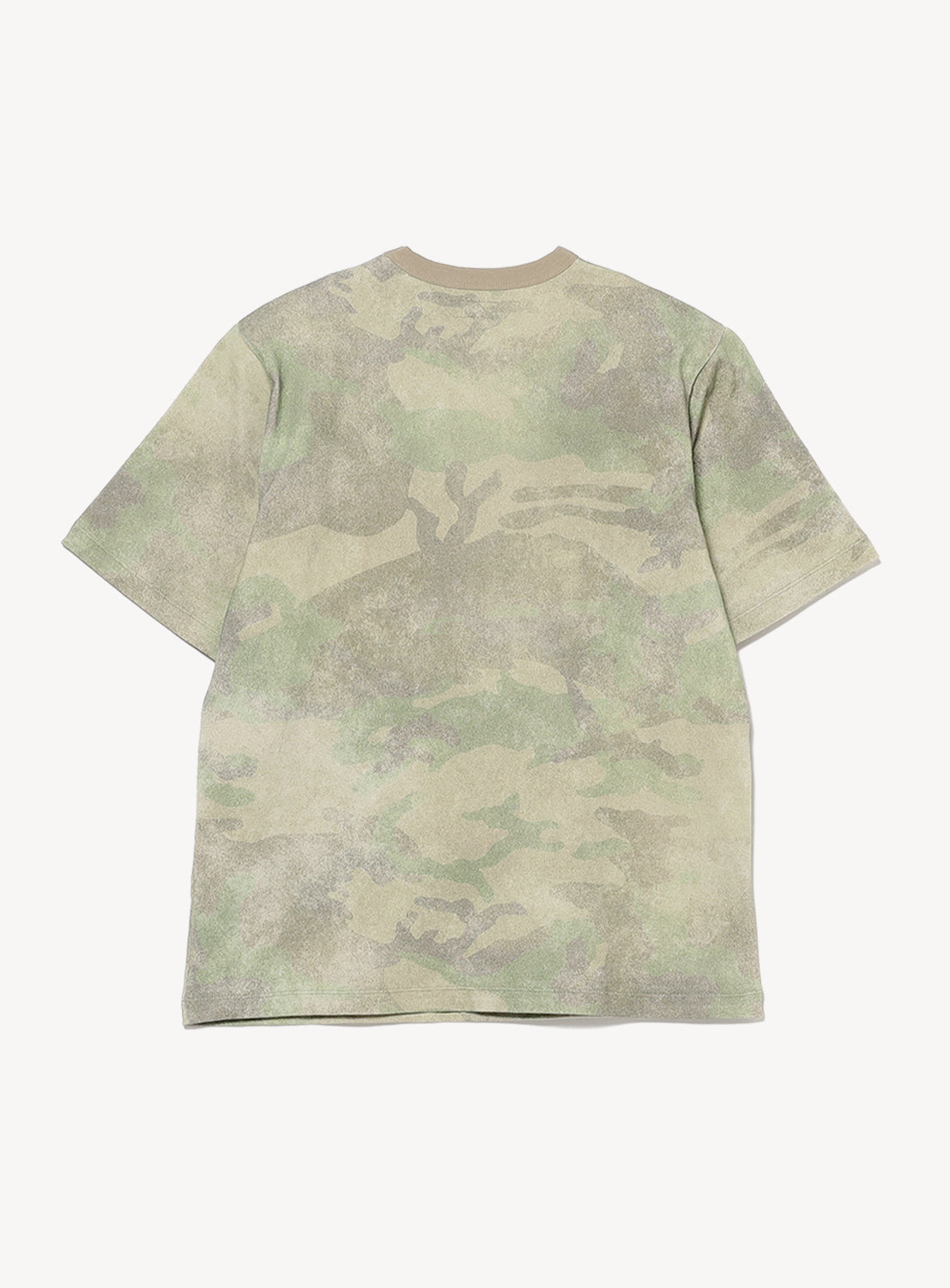 Basic Fit Camouflage Print T-Shirt