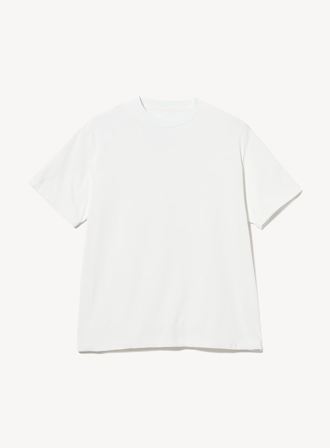 A Relaxed Fit Heat Protection T-Shirt by BEAMS, crafted from premium Japanese fabric, laid flat on a white background.