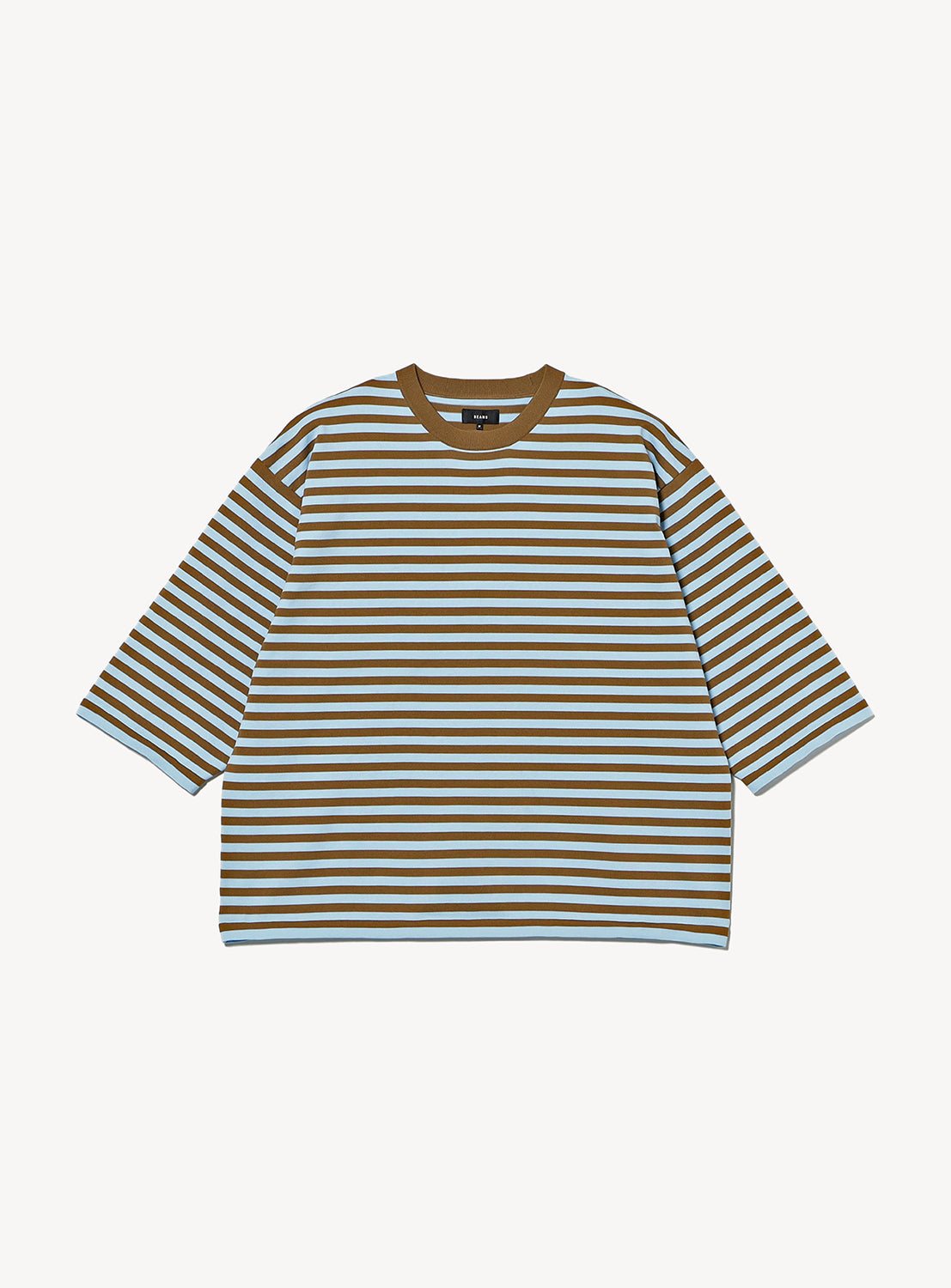 Wide Cropped Knit T-Shirt