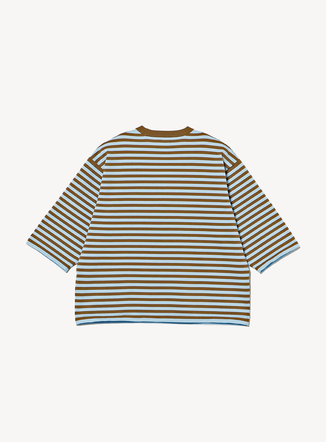 Wide Cropped Knit T-Shirt