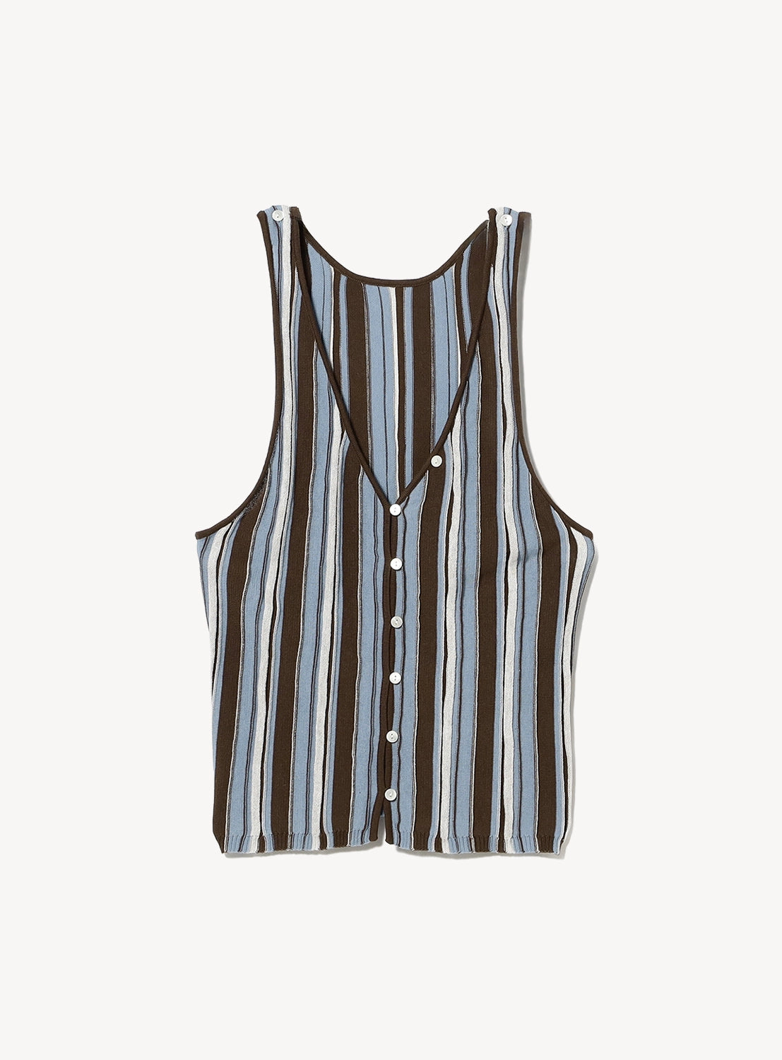 Versatile Multi-Stripe Knit Camisole
