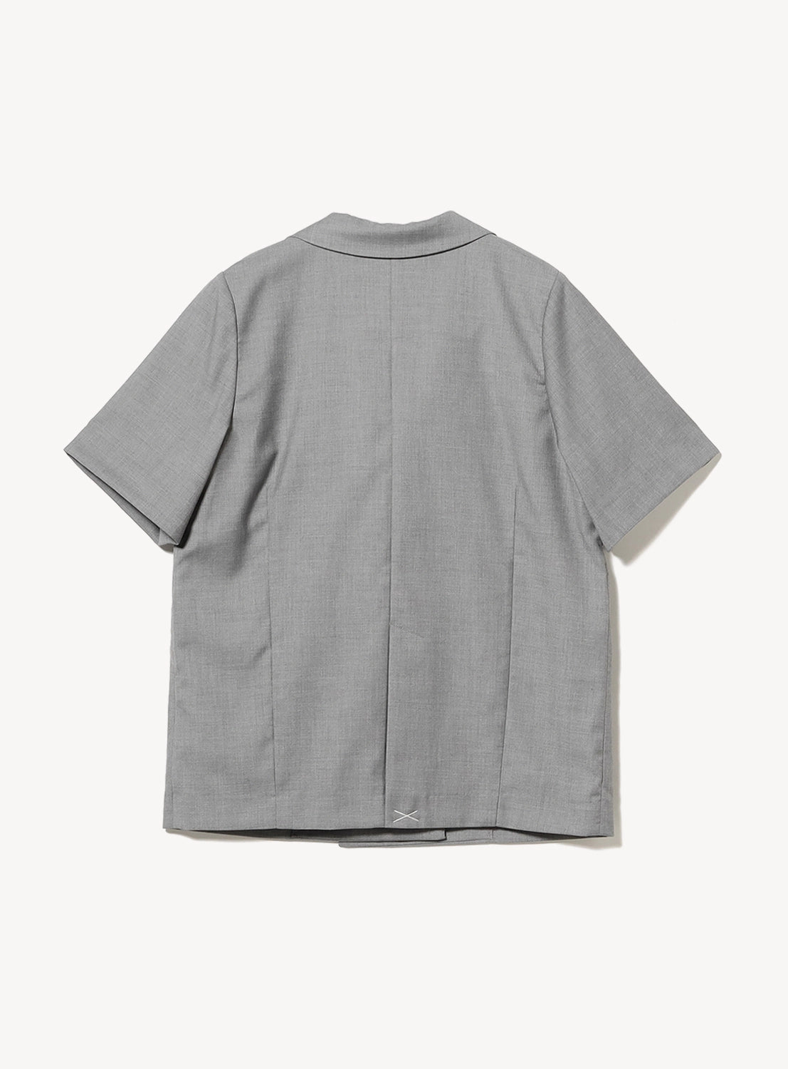 4-Button Double-Breasted Half-Sleeve Jacket