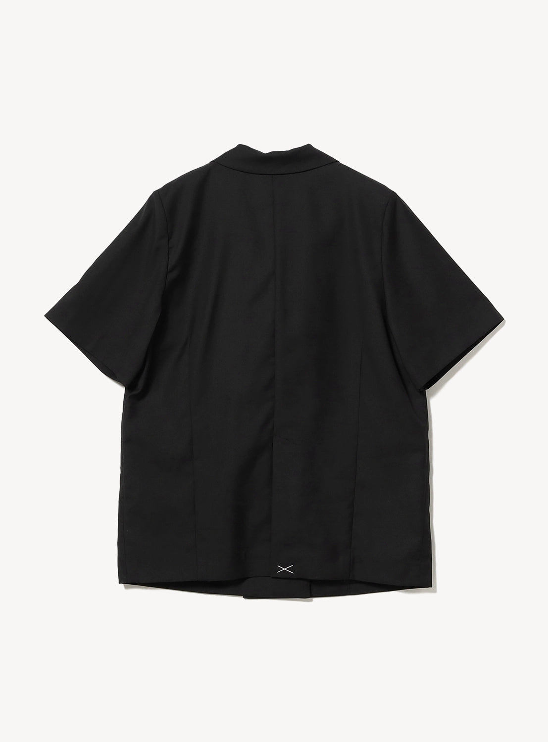 4-Button Double-Breasted Half-Sleeve Jacket