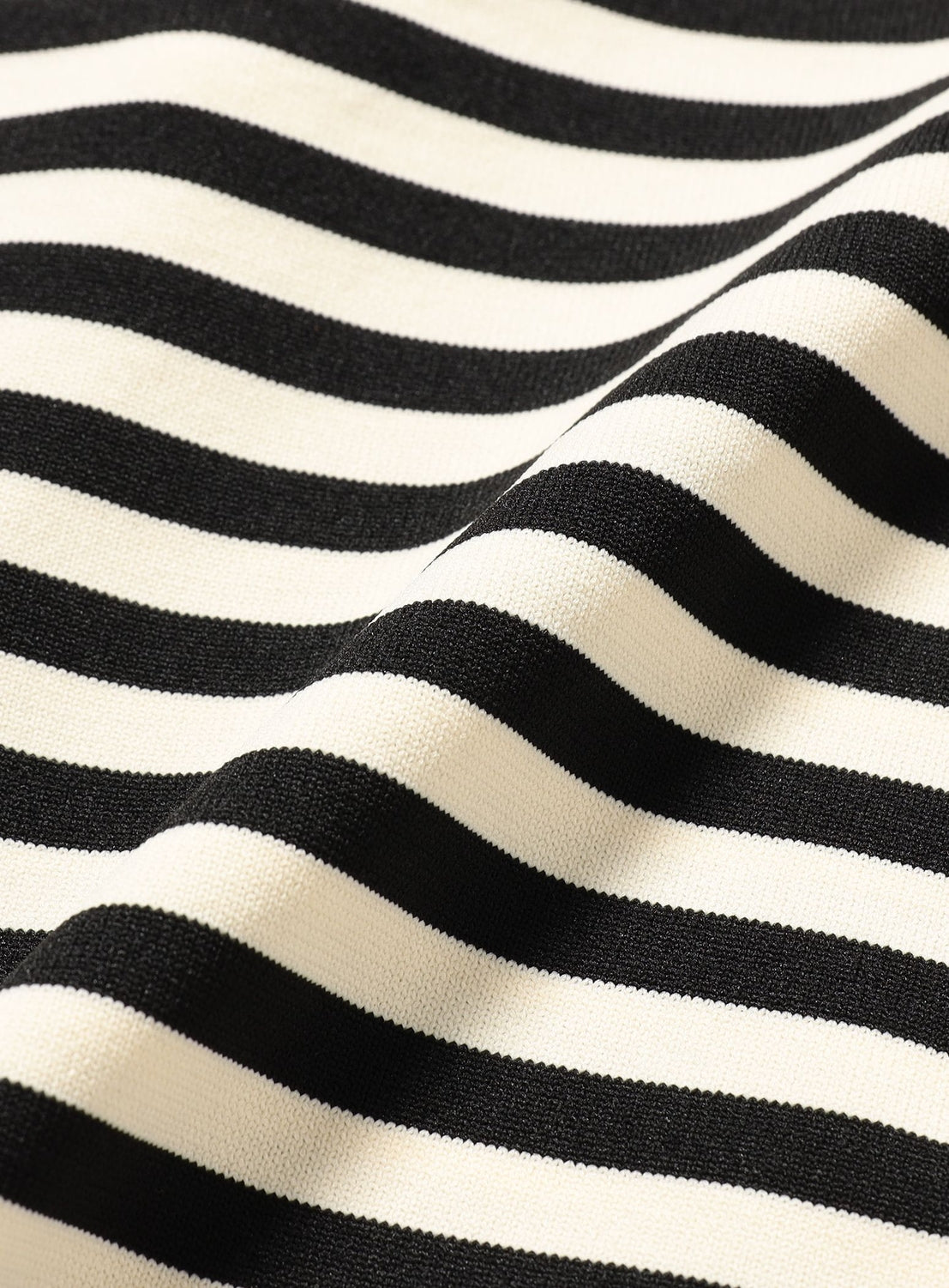 Wide Cropped Knit T-Shirt