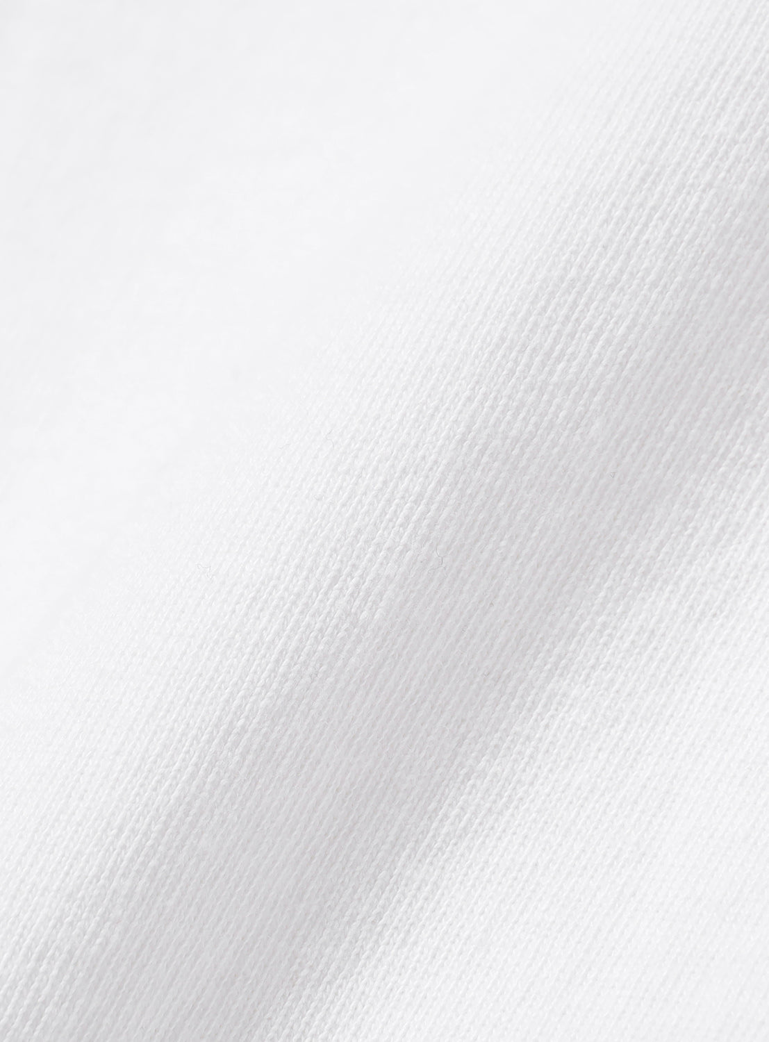 Close-up of the white material.
