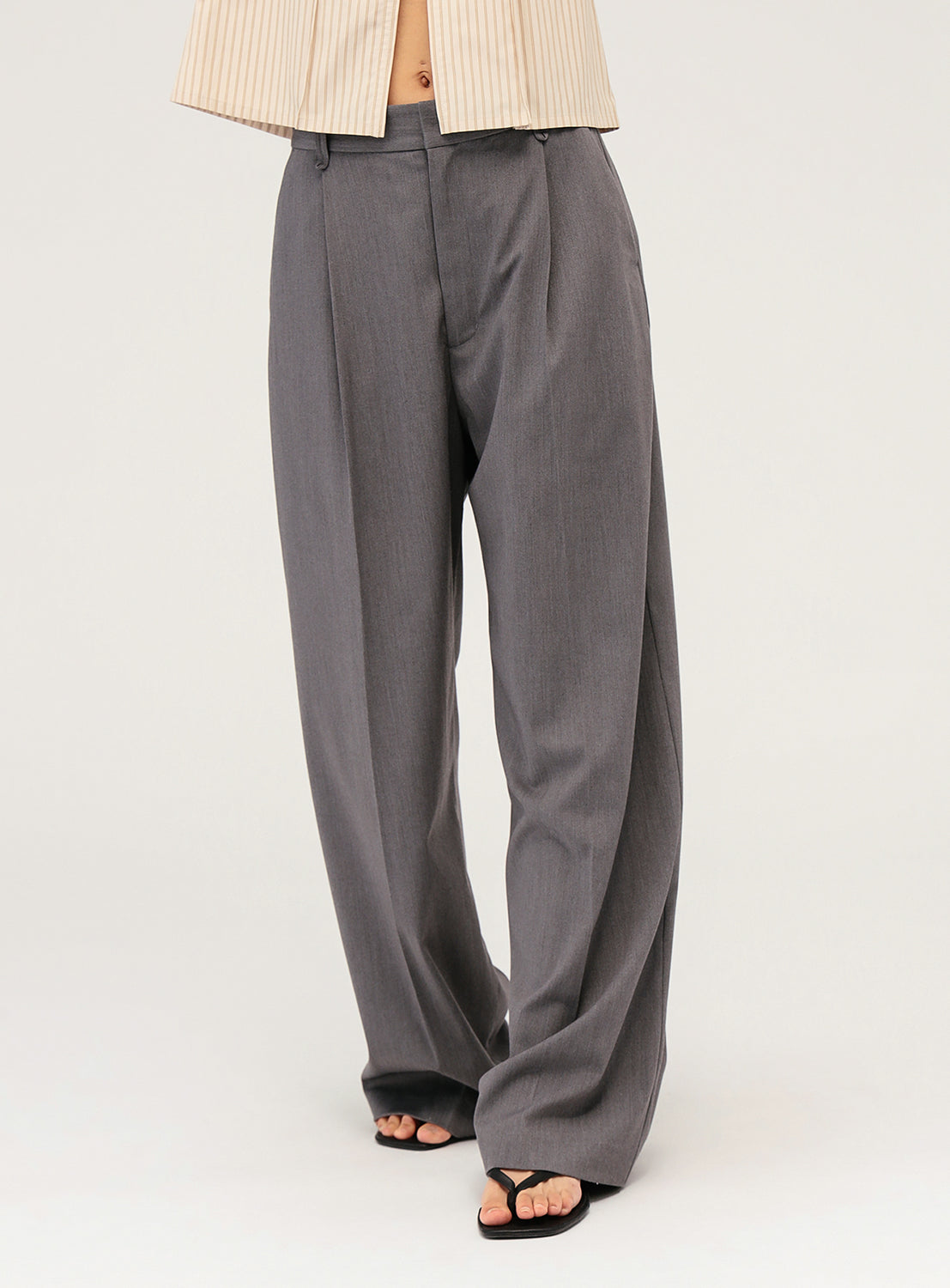 1-Tuck Wide Pants