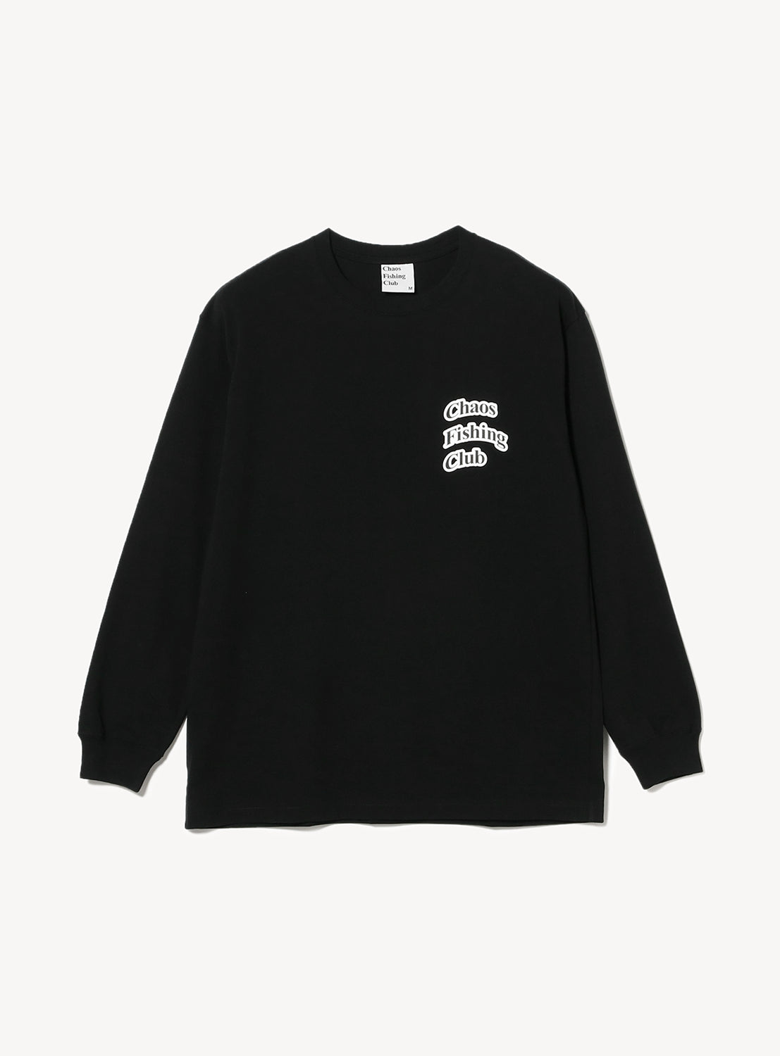VAULTROOM MONOCHROME LOGO L/S TEE BLK (L 店舗限定品vaultroom