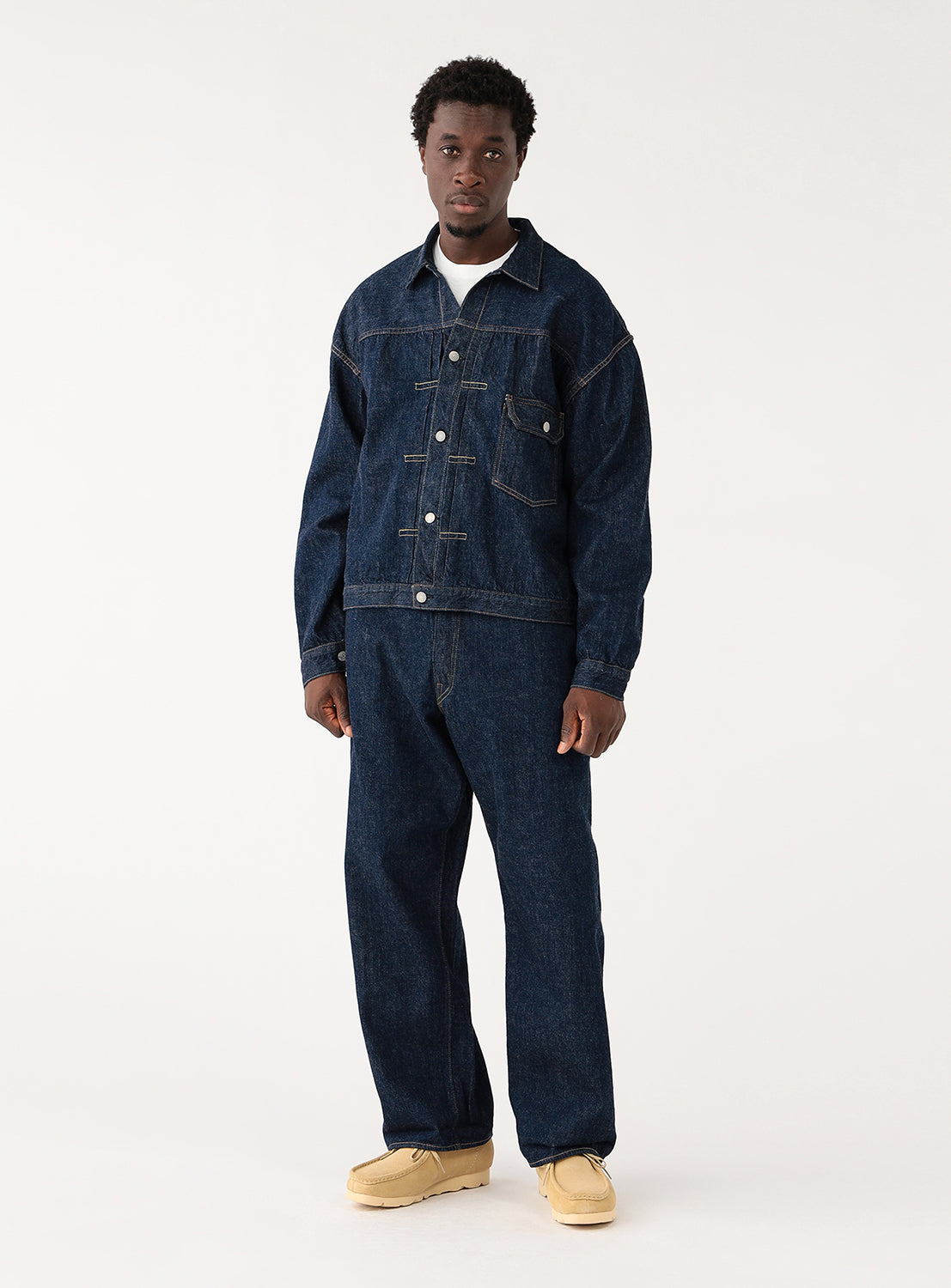 orSlow × BEAMS 100 Super Dad Light-Weight Selvedge Denim Pants