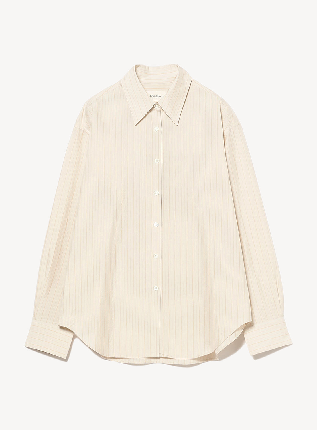 トップス Ernie Palo Cotton Silk Stripe Shirt Stripe Shirt