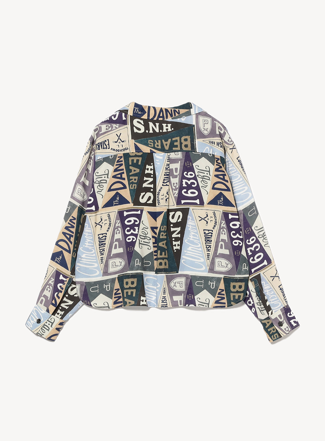 Pennant Flag Print Shirt
