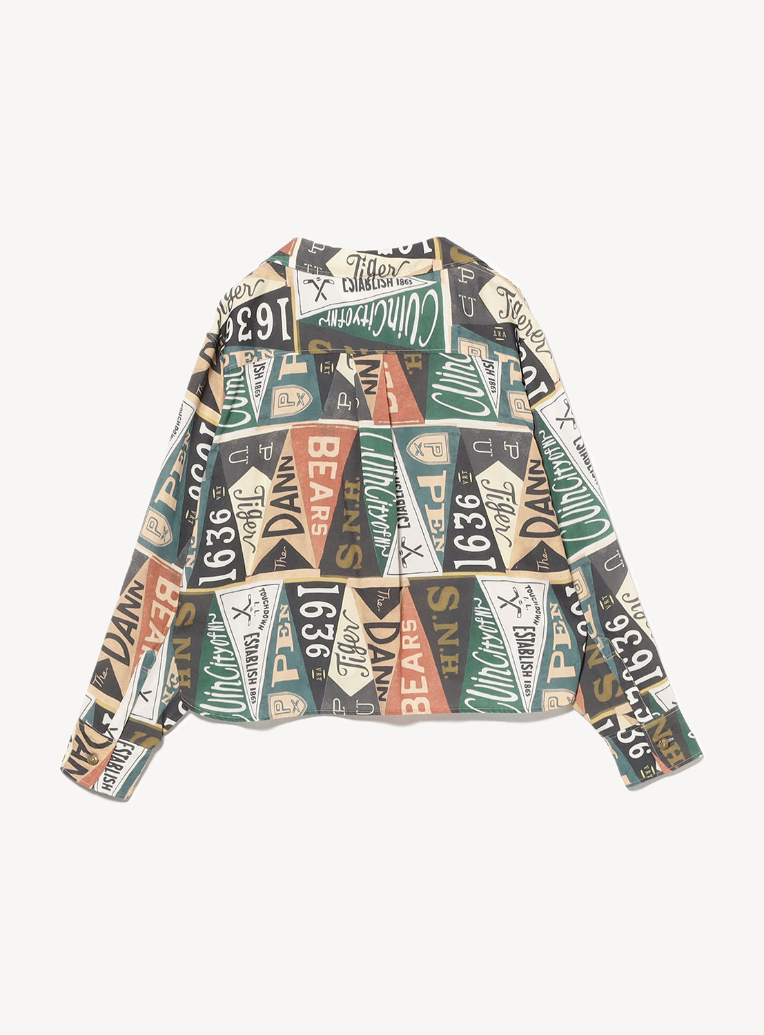 Pennant Flag Print Shirt