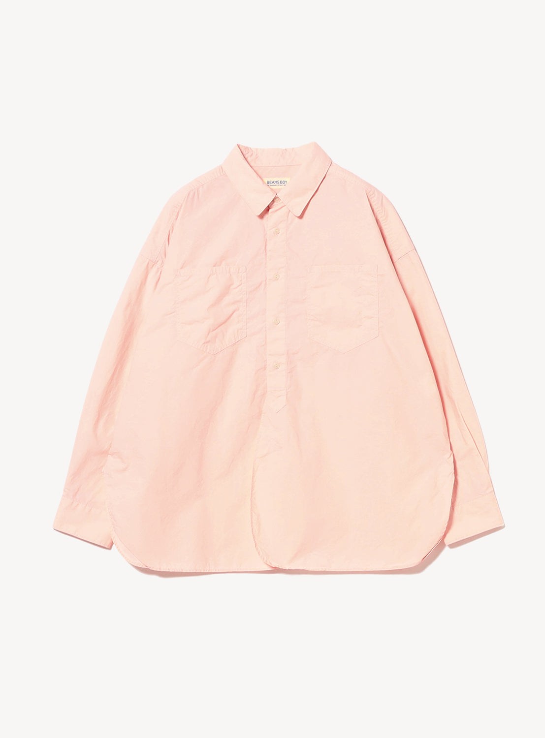 Oversized Typewriter Fabric Work Shirt