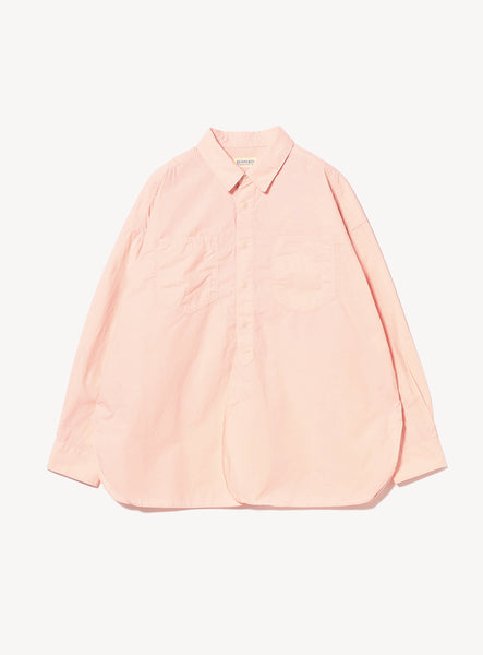 Oversized Typewriter Fabric Work Shirt