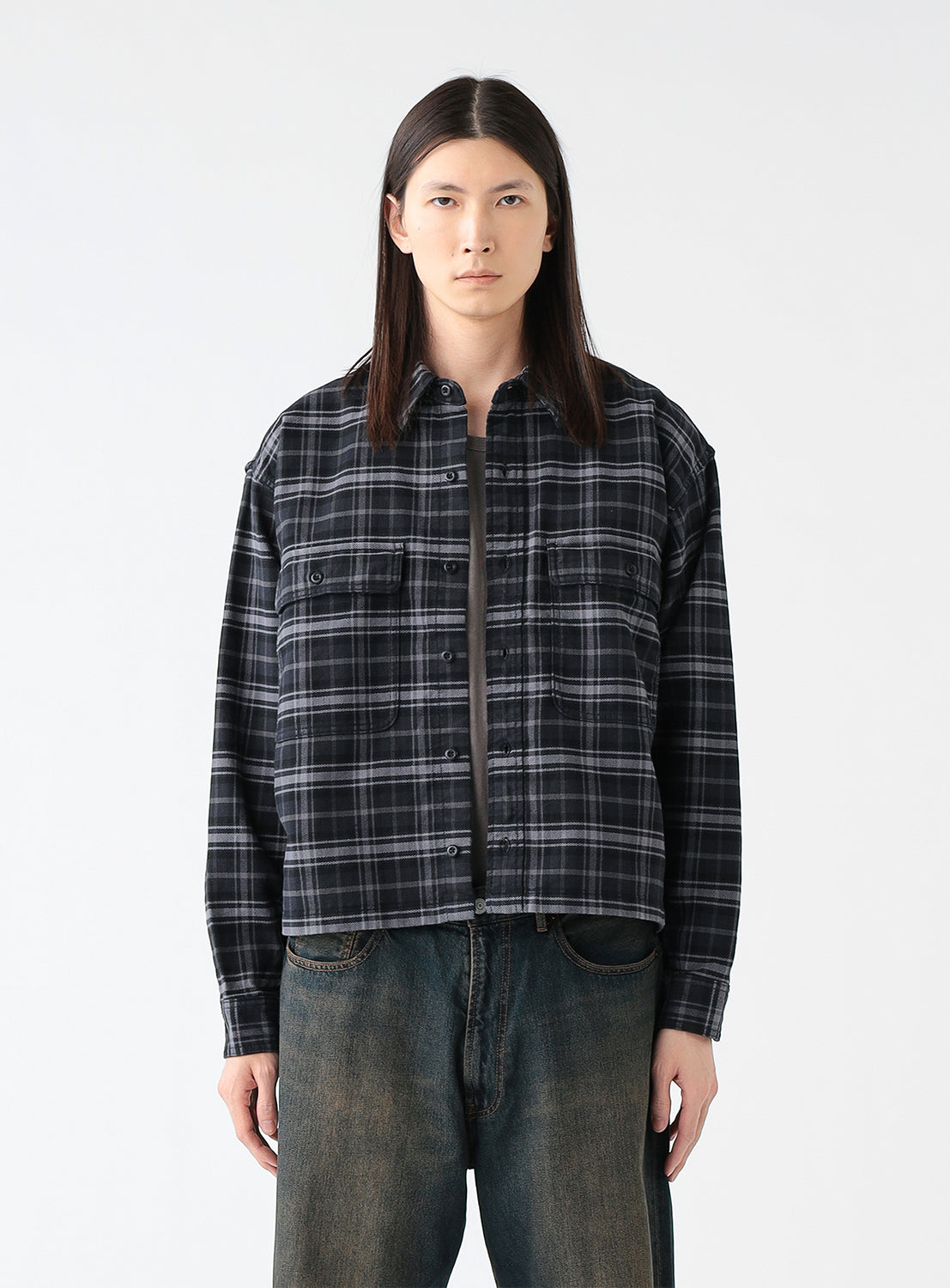 Short Checked Shirt