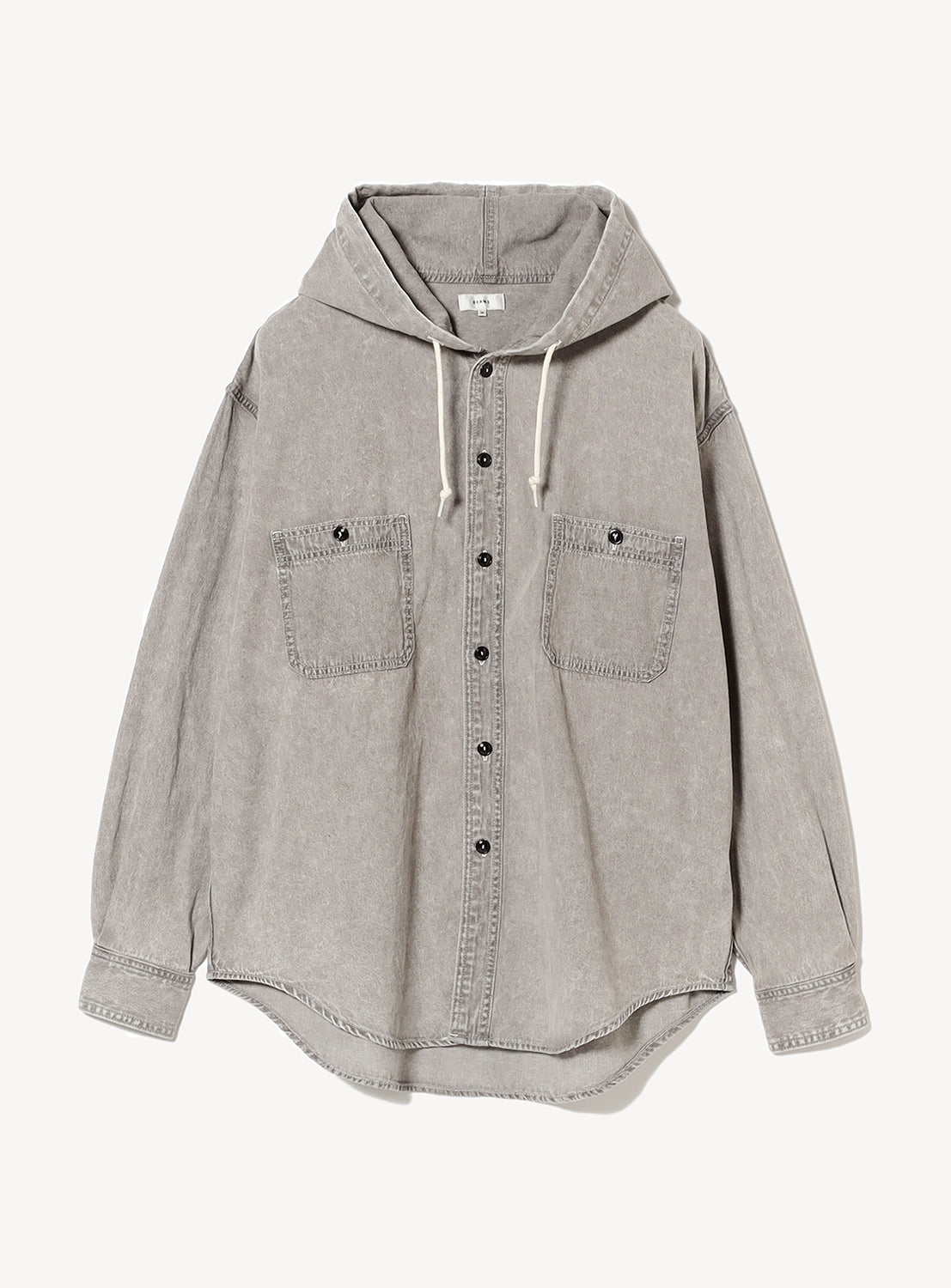 Chambray Hooded Shirt