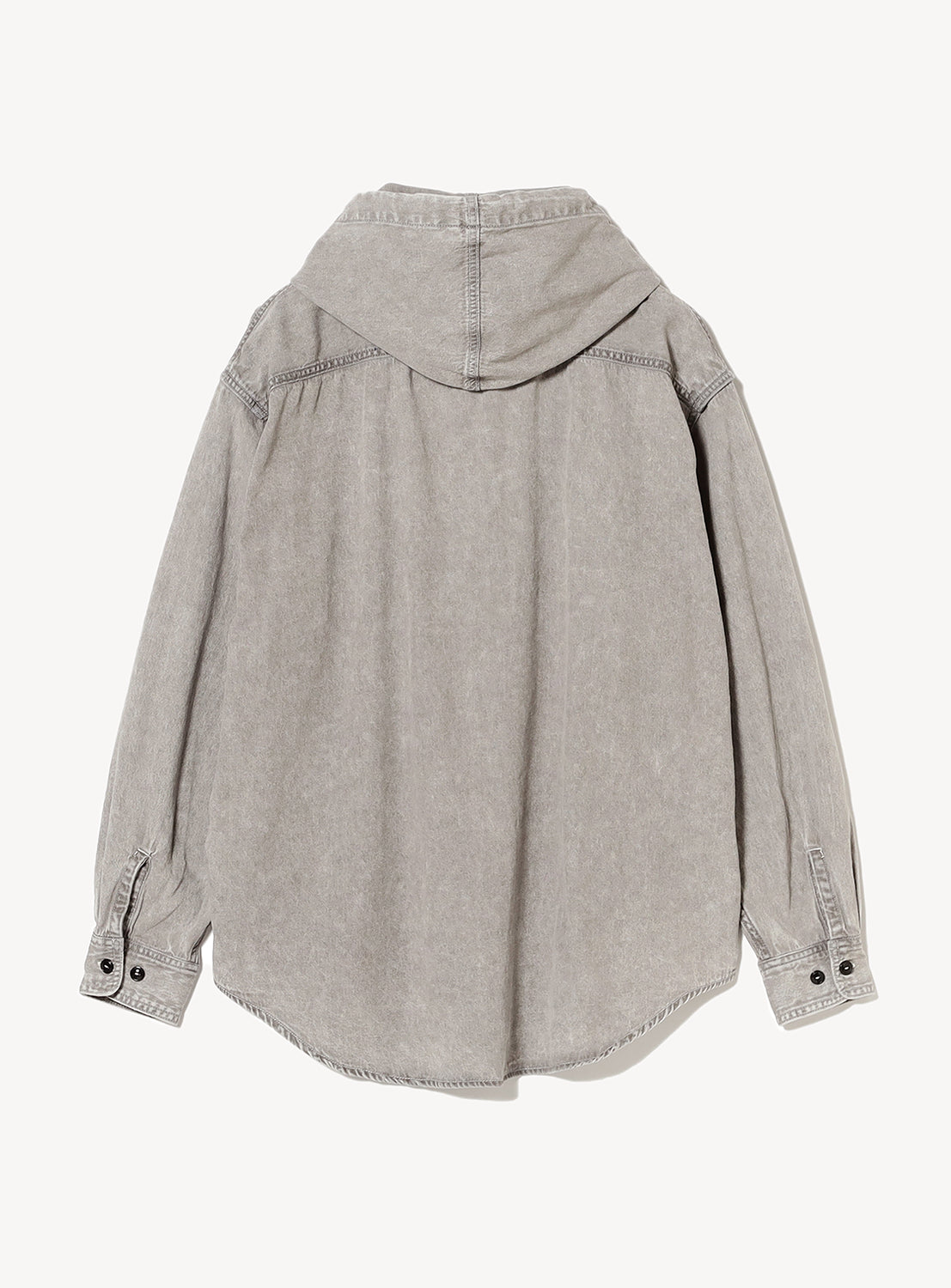 Chambray Hooded Shirt