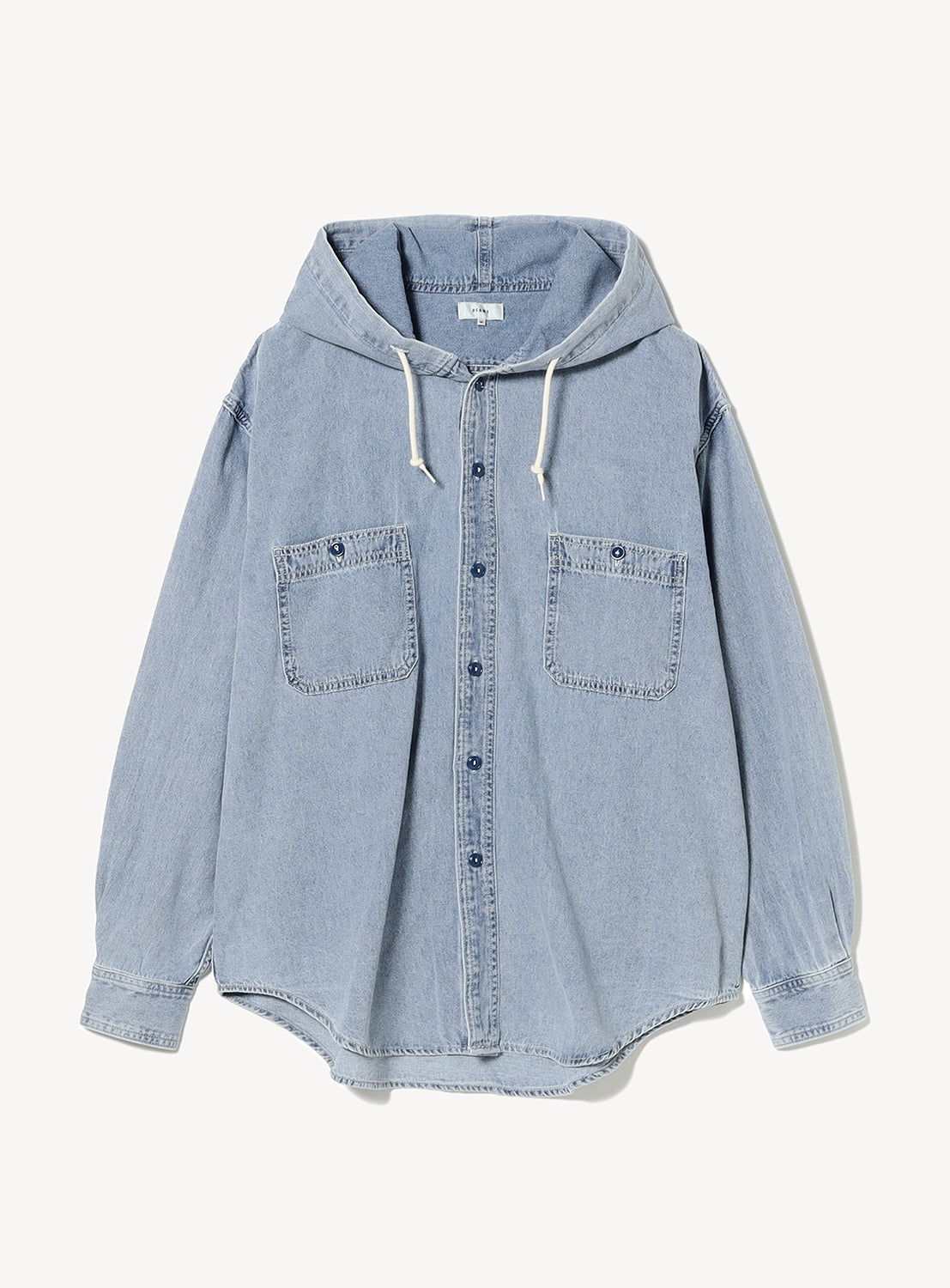 Chambray Hooded Shirt