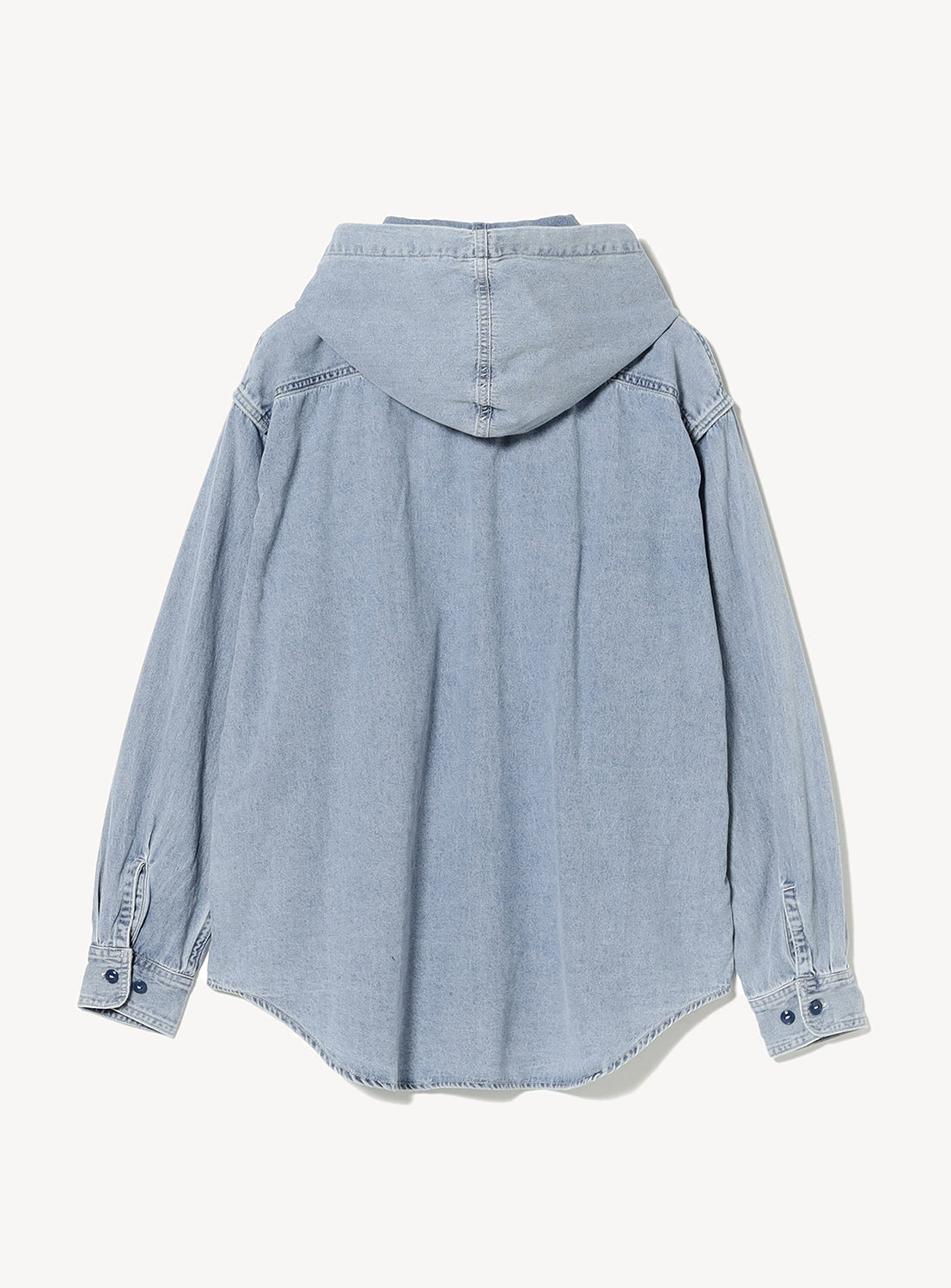 Chambray Hooded Shirt