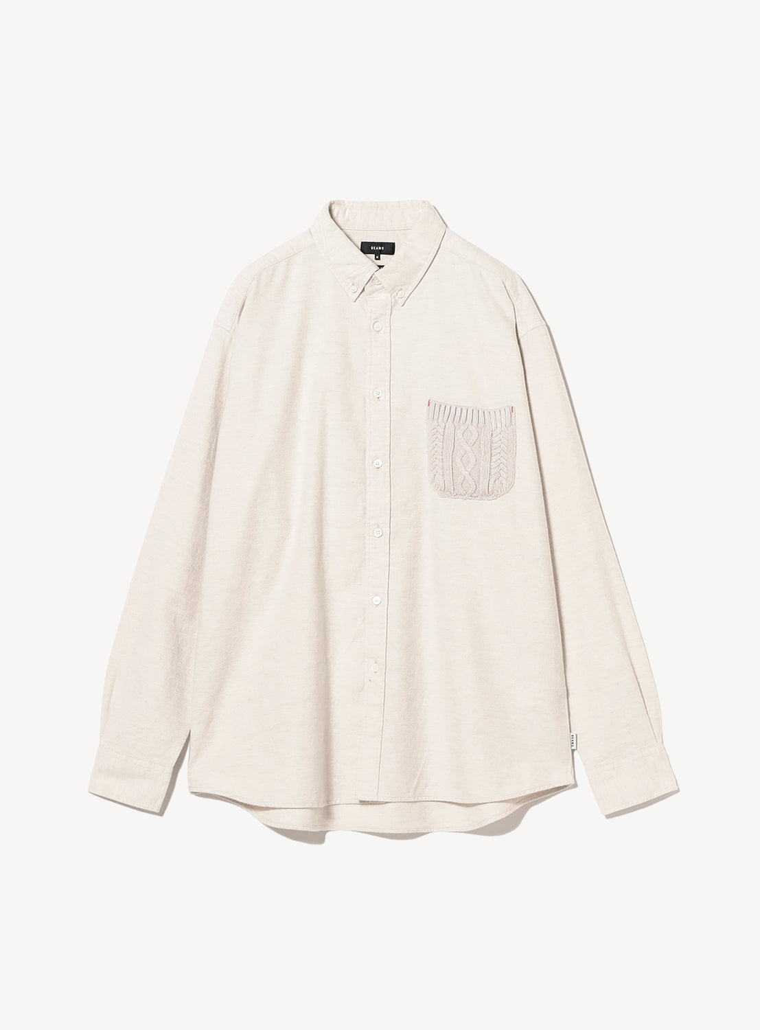 Cable Knit Pocket Shirt