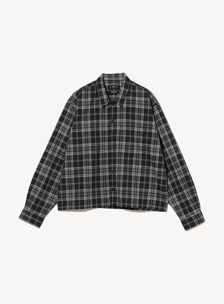 Checked Cropped Shirt