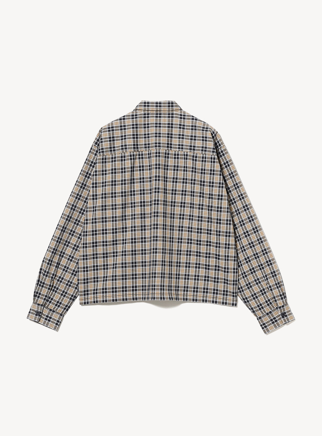 Checked Cropped Shirt Checked Cropped Shirt