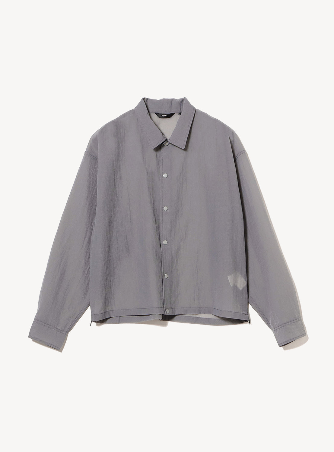 Lightweight Sheer Wide Short Coach Shirt