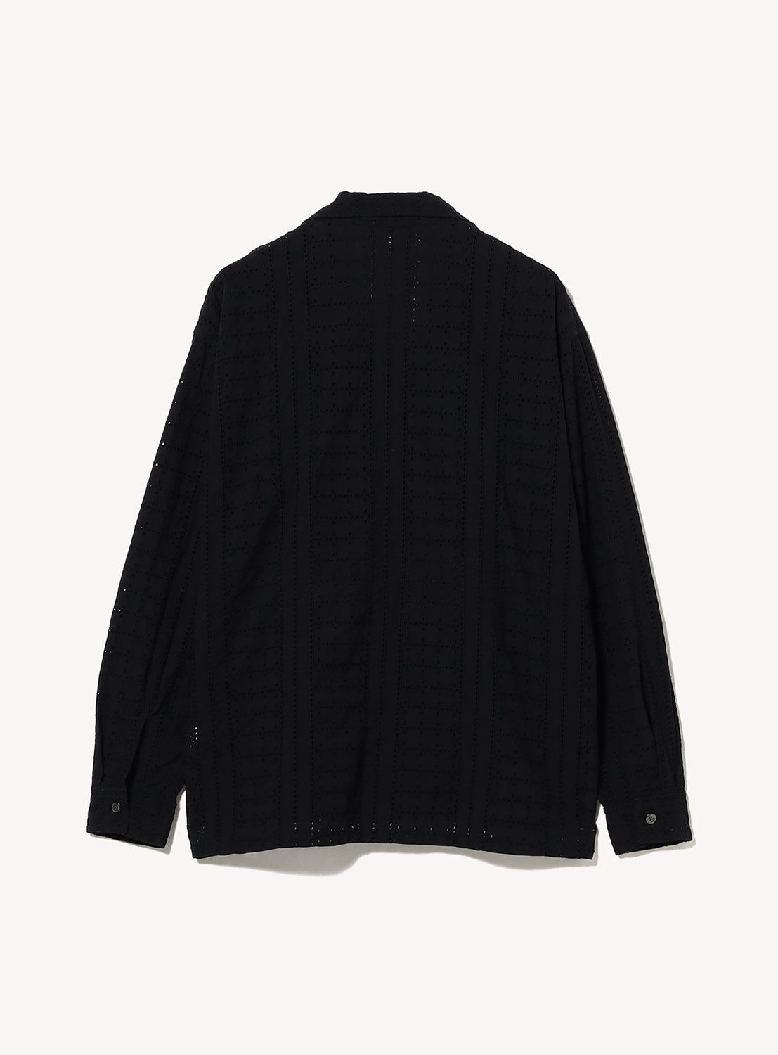 Lace Open Collar Shirt
