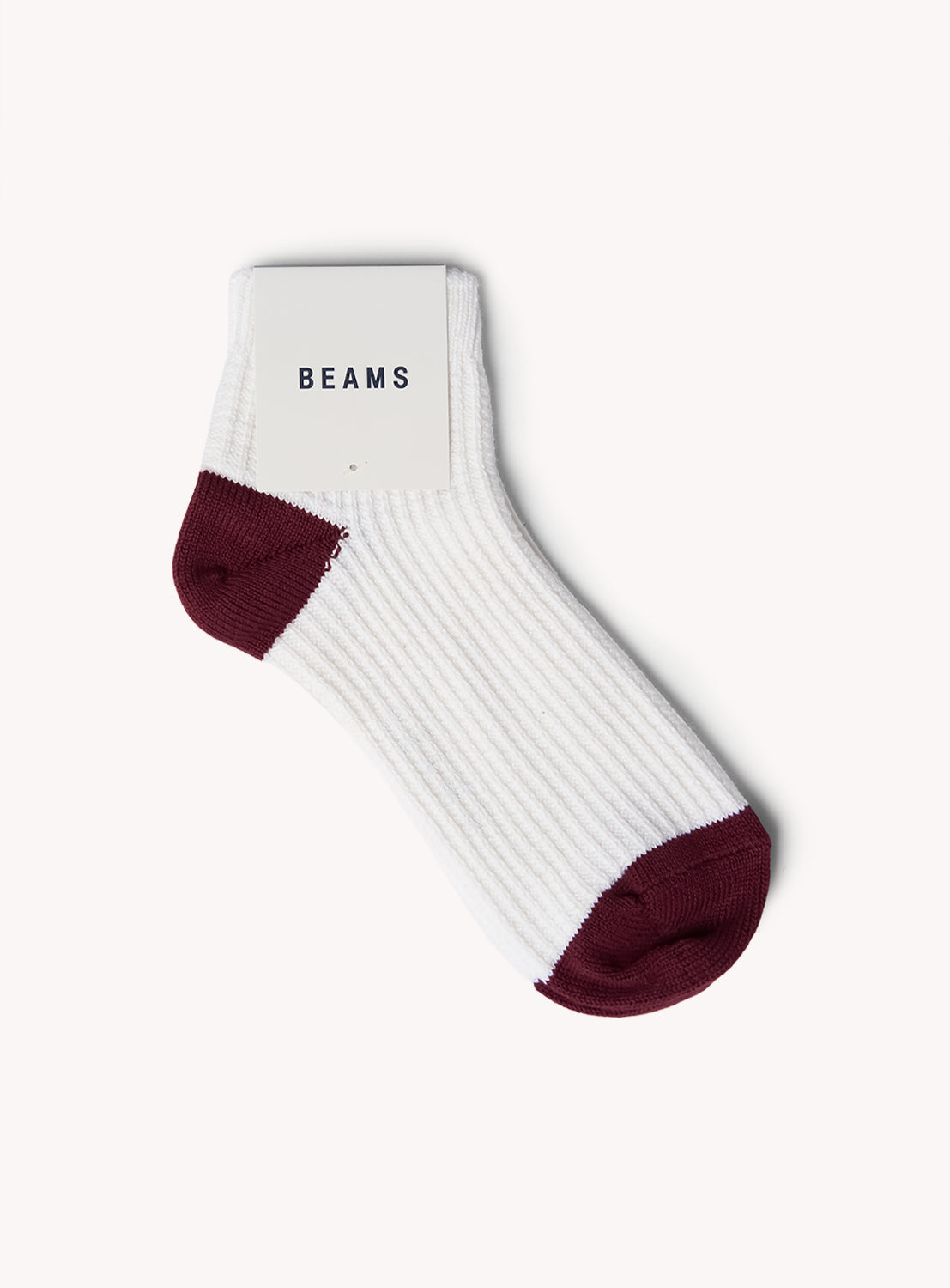 ツートンミドル丈ソックス