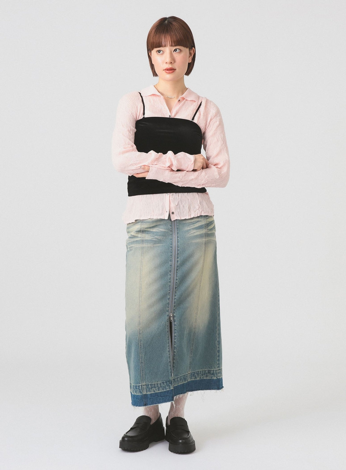2-Way Convertible Velour Camisole