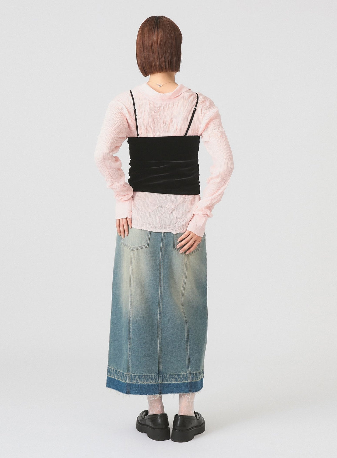 2-Way Convertible Velour Camisole