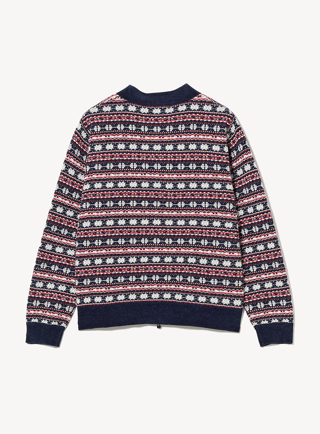 Zip Up Knit Polo Cardigan