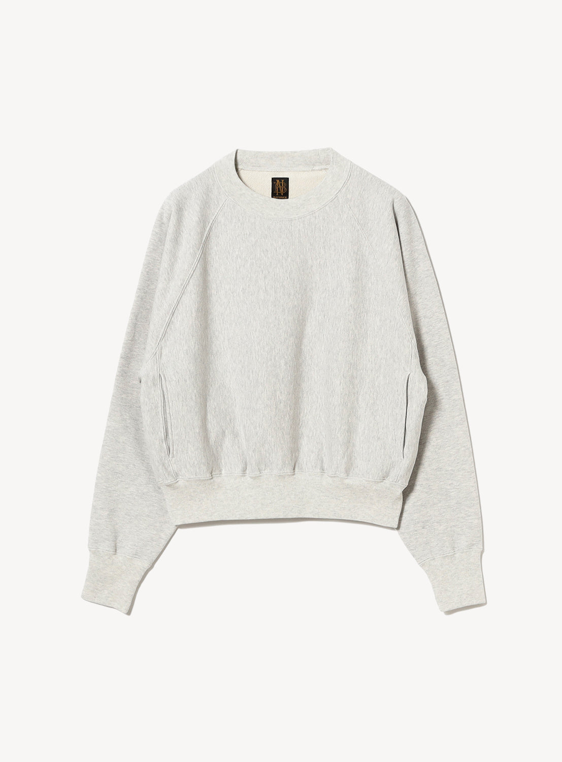 Melange Fleece Crew Neck
