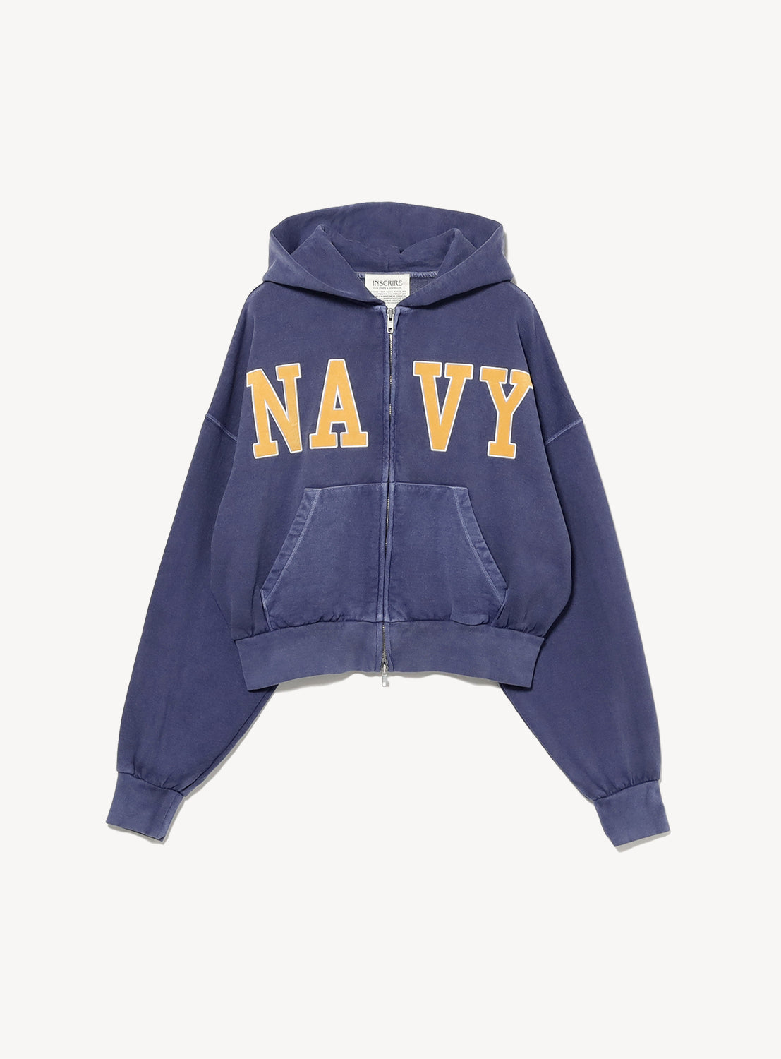 Navy Zip Hoodie