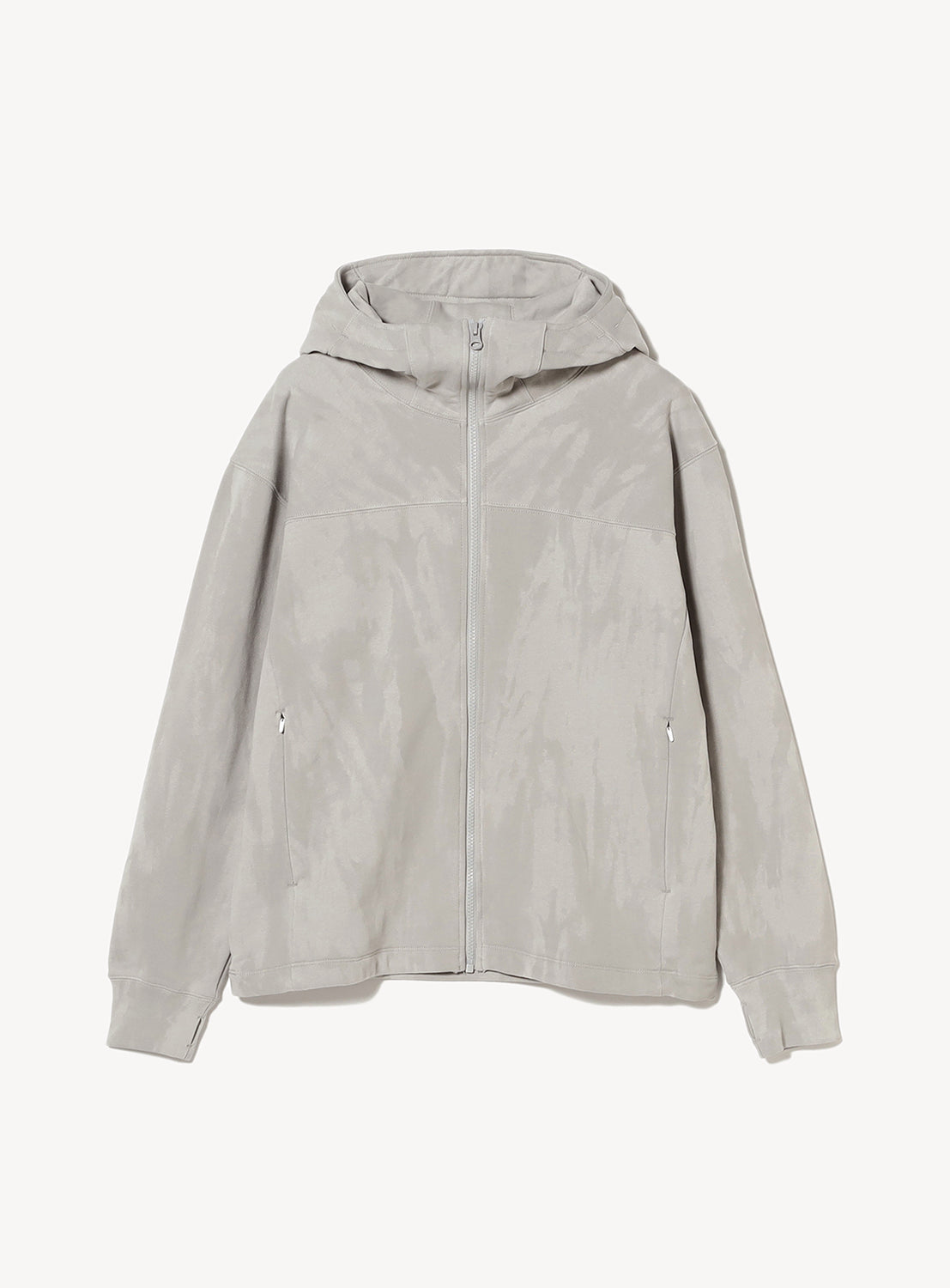 Raised Zip-Up Hoodie