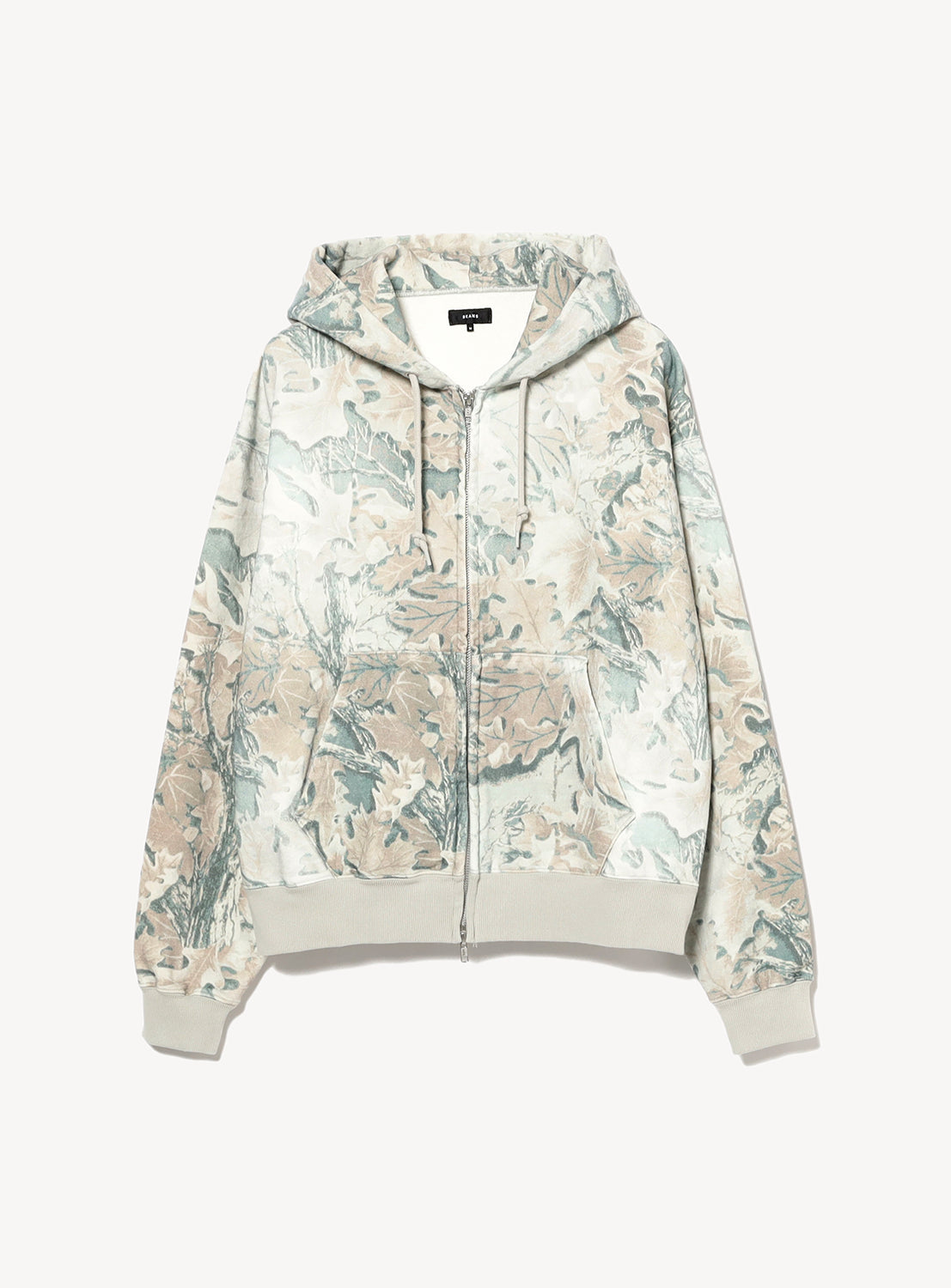 Faded Camo Zip Up Hoodie
