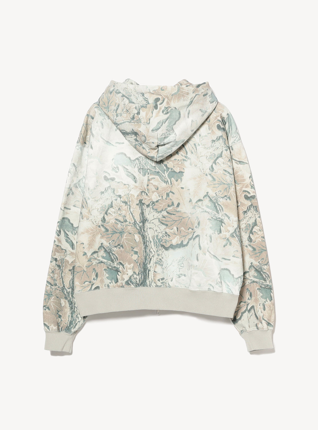 Faded Camo Zip Up Hoodie