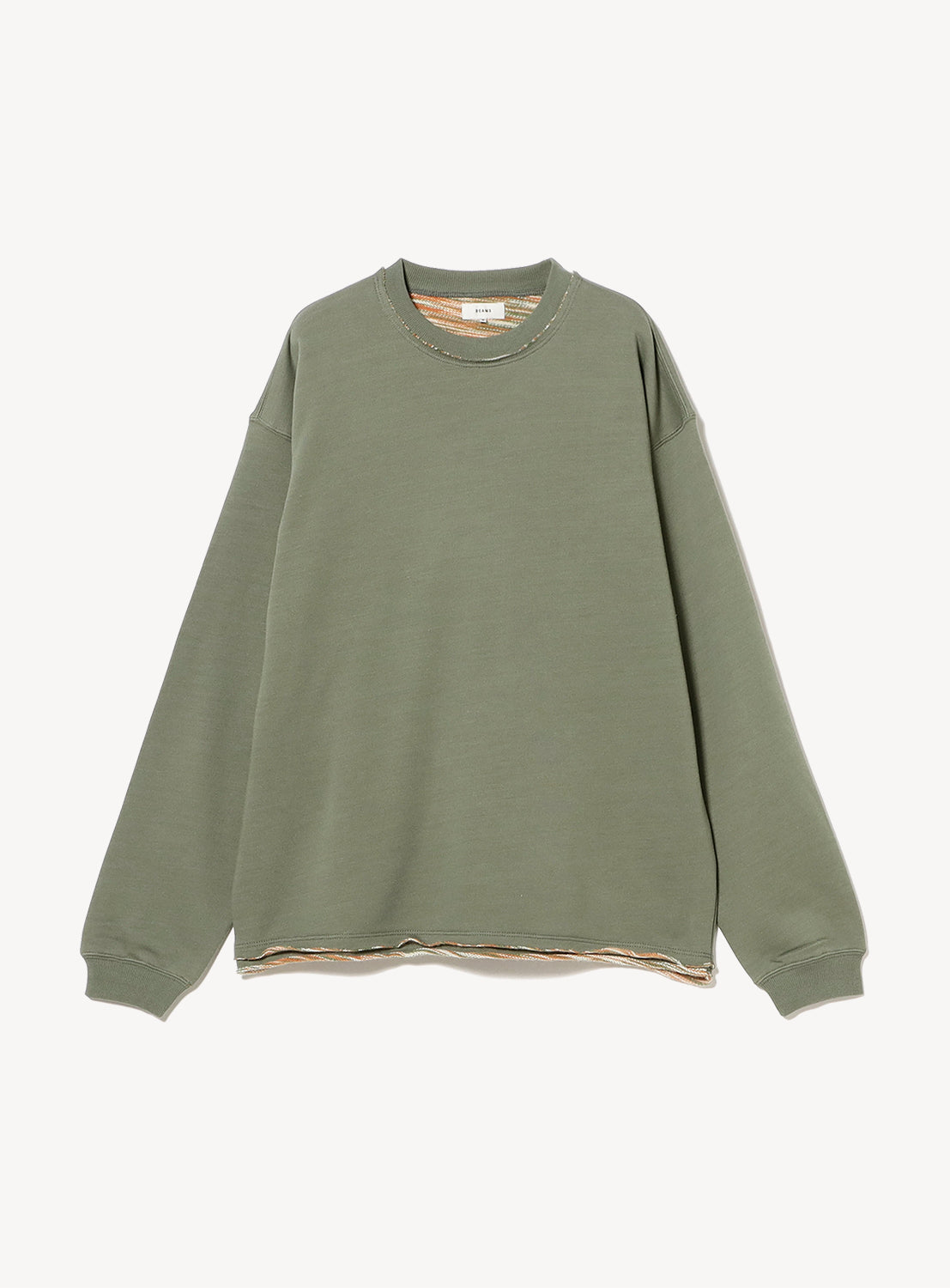Kasuri Crew Neck Sweatshirt