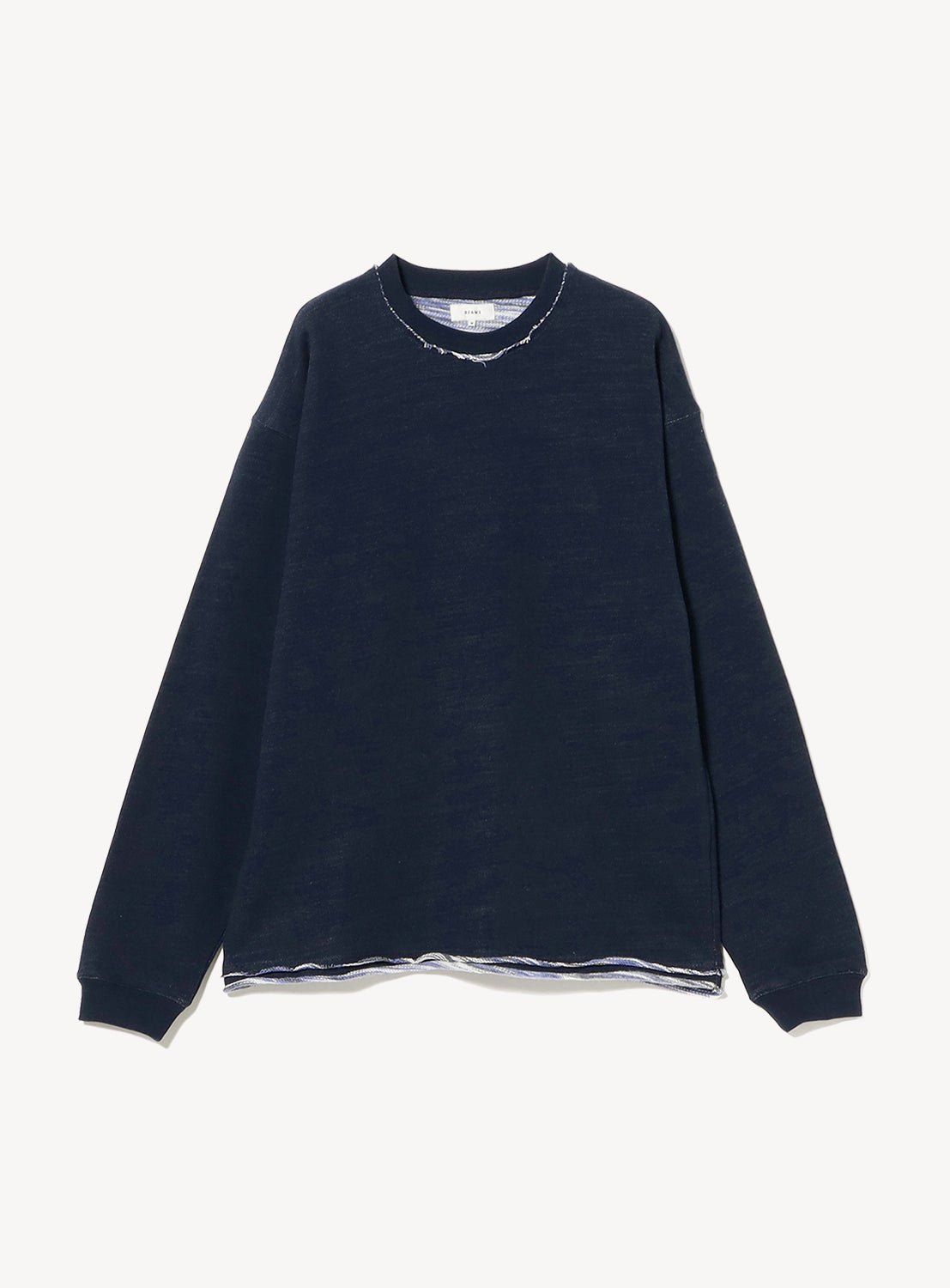 Kasuri Crew Neck Sweatshirt