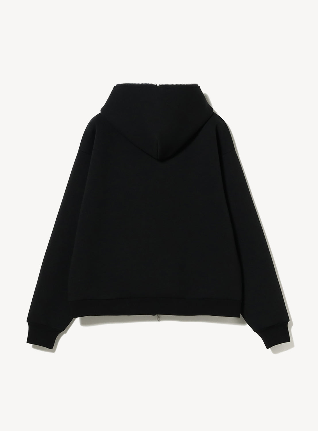 Full-Face Wide Short Fit Zip-Up Hoodie