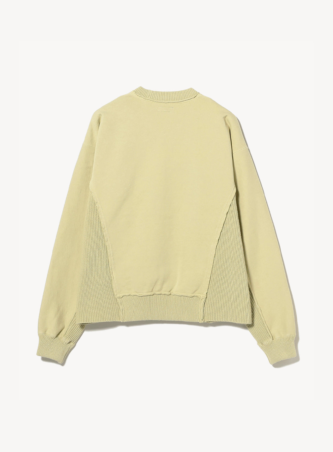 Hybrid Knit-Fleece Crew Neck Sweatshirt