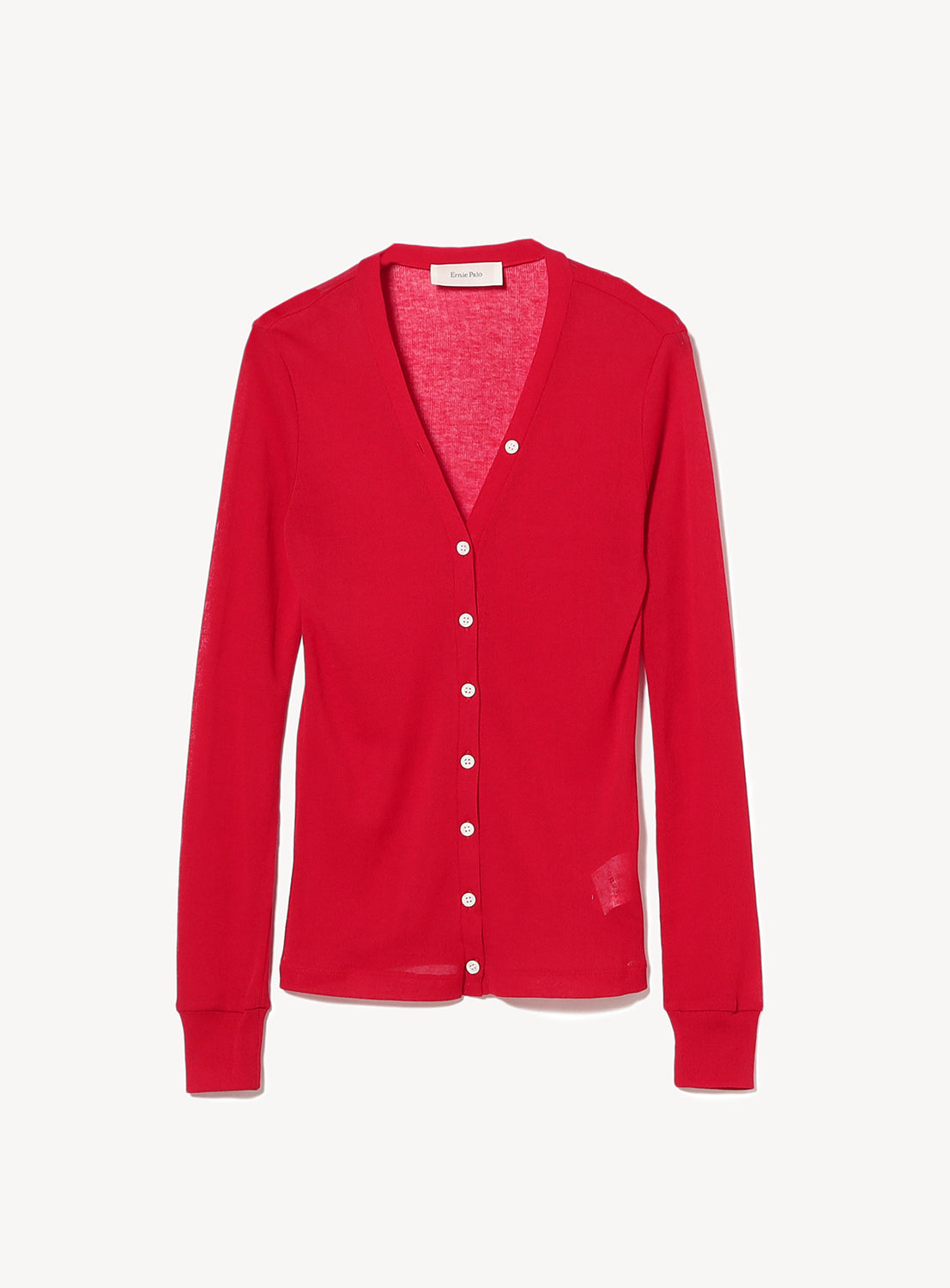 Ernie Palo Sheer V Neck Cardigan