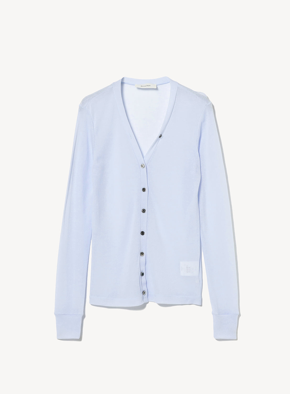 Ernie Palo Sheer V Neck Cardigan