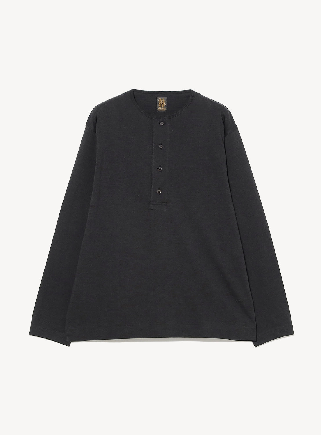 Slub Mix Sleeping Long Sleeve T-Shirt