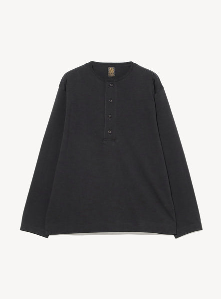 Slub Mix Sleeping Long Sleeve T-Shirt
