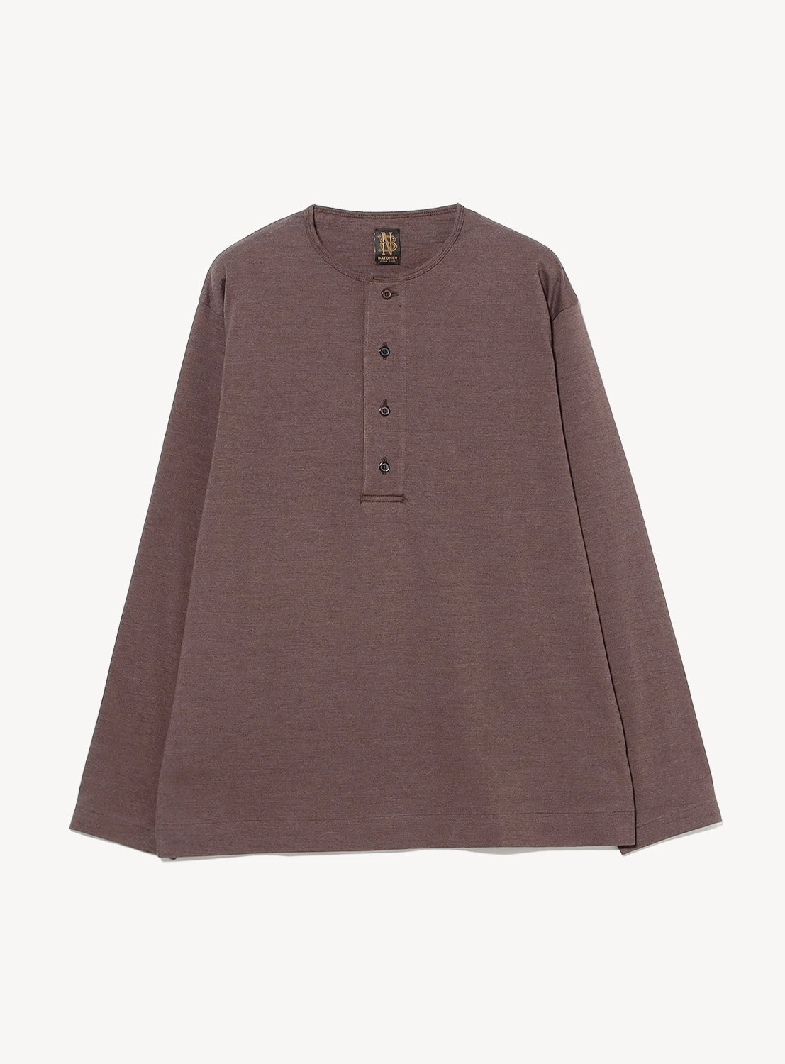 Slub Mix Sleeping Long Sleeve T-Shirt