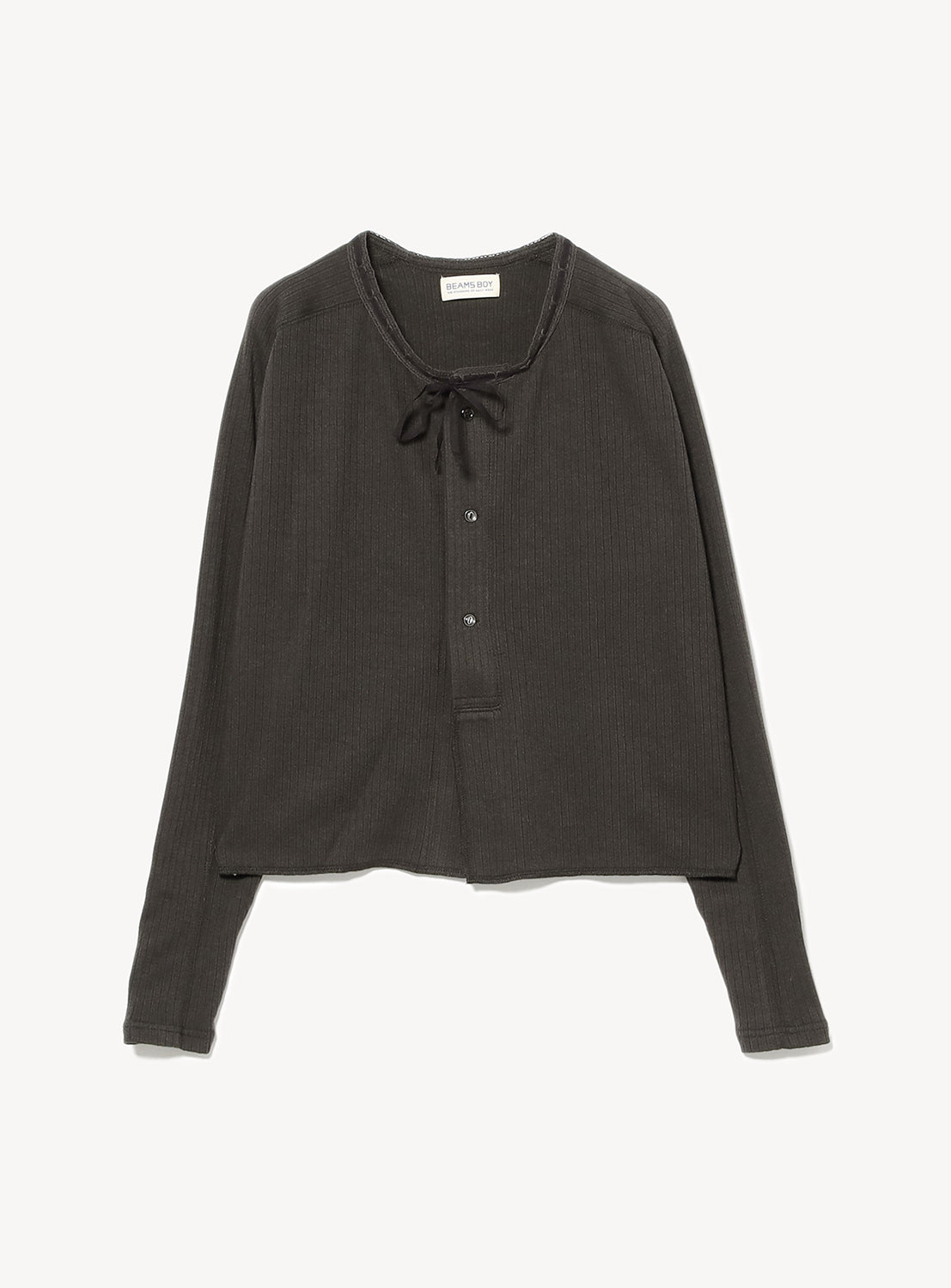 Henley Neck Lace Cardigan