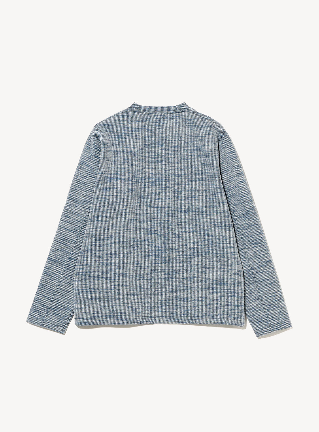 Double-Faced Rib Knit Long-Sleeve Top