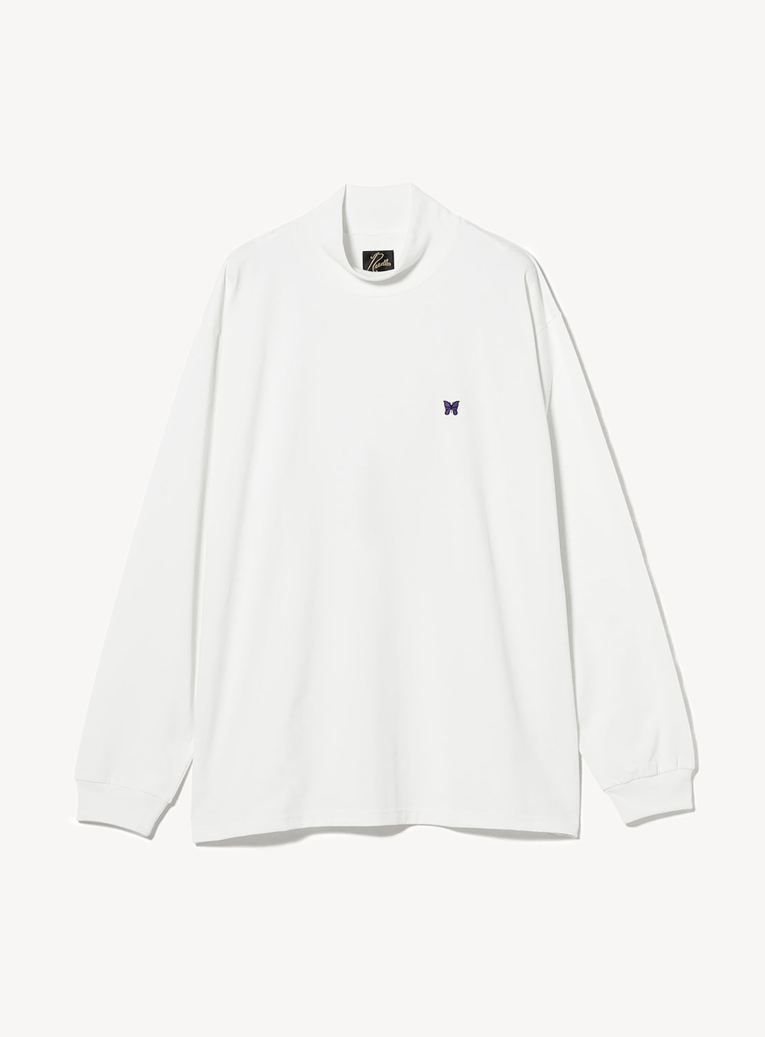 Long Sleeve Mock Neck Poly Jersey Tee