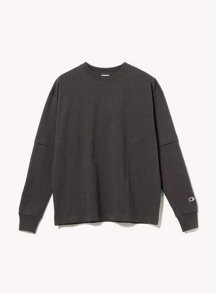 Exclusive] Mock Layered Long-Sleeve T-Shirt