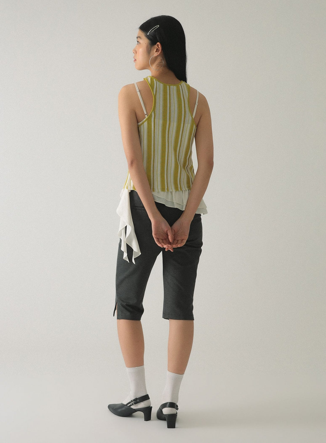 Versatile Multi-Stripe Knit Camisole